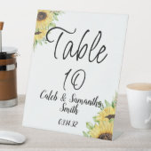 Sunflower wedding 台座サイン (インサイチュ)