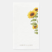 Sunflower Wedding Couple Names Personalized (正面)