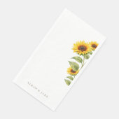 Sunflower Wedding Couple Names Personalized (コーナー)
