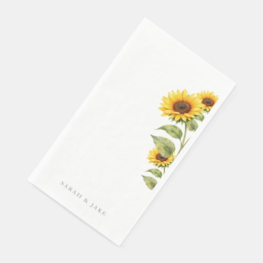 Sunflower Wedding Couple Names Personalized (コーナー)