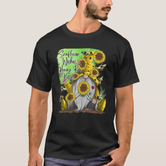 Sunflower Wishes And Honey Bee Kisses With Cute Su Tシャツ