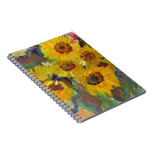 sunflower writing pad ノートブック (右側)
