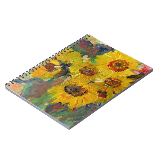 sunflower writing pad ノートブック (左側)