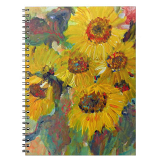 sunflower writing pad ノートブック