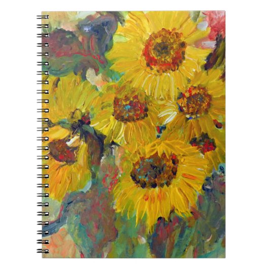 sunflower writing pad ノートブック (正面)