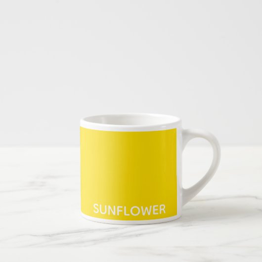 Sunflower Yellow Colour Name エスプレッソカップ (右)