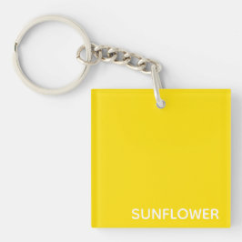Sunflower Yellow Colour Name キーホルダー