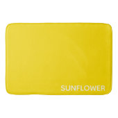 Sunflower Yellow Colour Name バスマット (正面)
