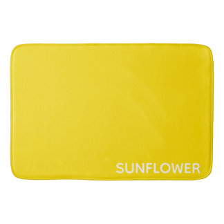 Sunflower Yellow Colour Name バスマット