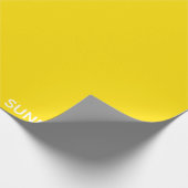 Sunflower Yellow Colour Name ラッピングペーパー (角)