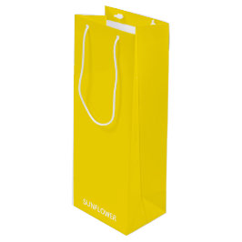 Sunflower Yellow Colour Name ワインギフトバッグ