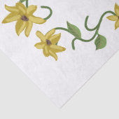 Sunflower Yellow Floral Botanical Hand drawn Oil  薄葉紙 (詳細)