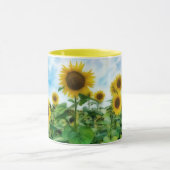 Sunflower Yellow Flower Art Coffee Mug Cup マグカップ (中央)