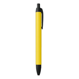 Sunflower Yellow Solid Color with Black Ink 黒ボールペン