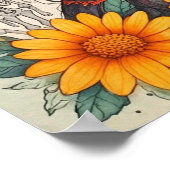 SunflowerDayOfTheDeadWitch ポスター (角)