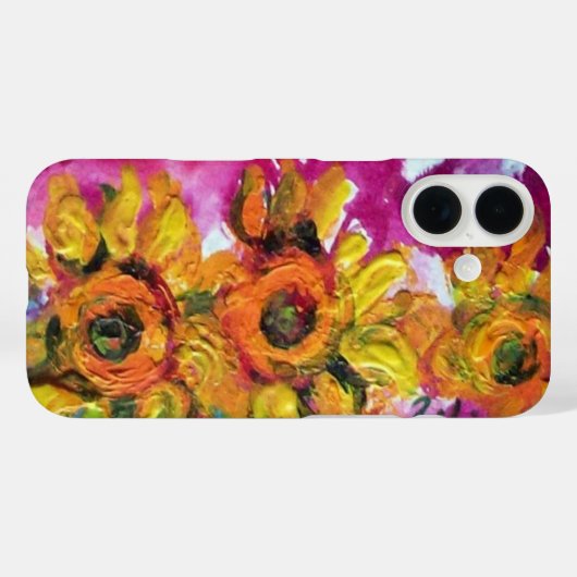 SUNFLOWERS国素朴側、黄フローラ Case-Mate iPhoneケース (裏面 (横))