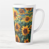 Sunflowers カフェラテマグ (右)