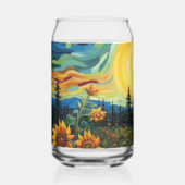 Sunflowers ガラス缶 (正面)