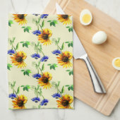 Sunflowers キッチンタオル (四つ折り)
