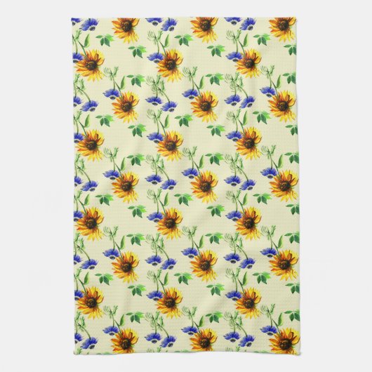 Sunflowers  キッチンタオル (縦)