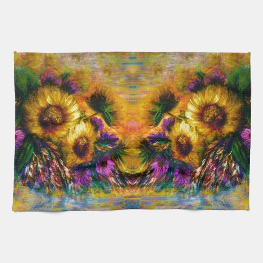 Sunflowers キッチンタオル (横)