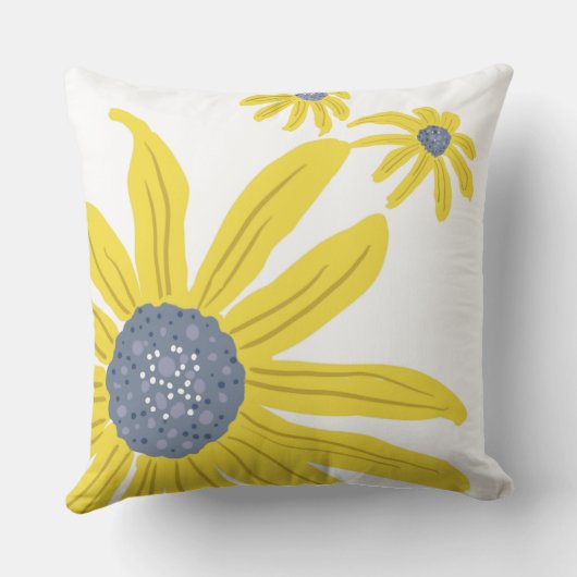Sunflowers クッション (裏面)