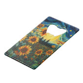 Sunflowers クレジットカード栓抜き (裏面アングル)