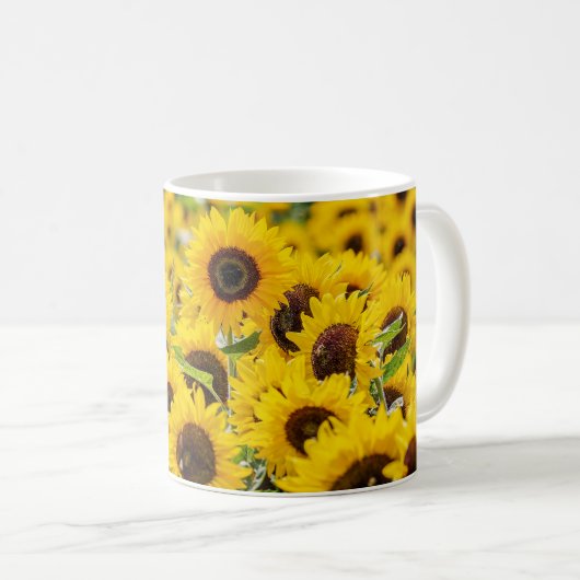 Sunflowers コーヒーマグカップ (正面右)