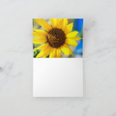 Sunflowers  サンキューカード (内部)