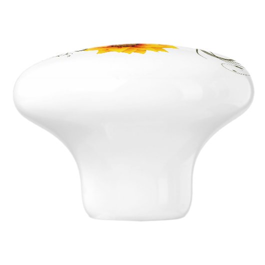 Sunflowers セラミックノブ (側面)