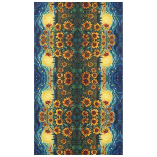 Sunflowers テーブルクロス (正面)