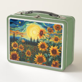 Sunflowers メタルランチボックス