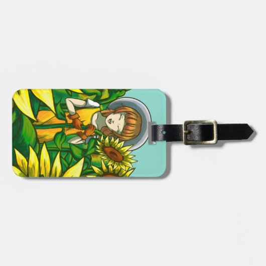 Sunflowers ラゲッジタグ (正面横)