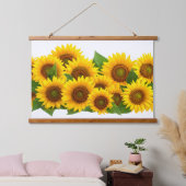 Sunflowers 吊り下げ型タペストリー (寝室)