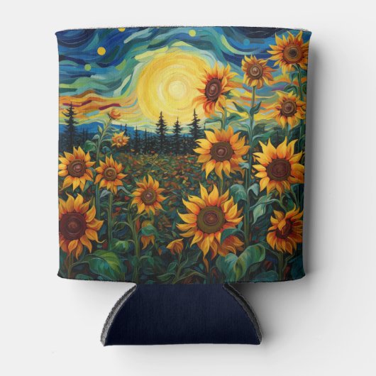 Sunflowers 缶クーラー (正面)