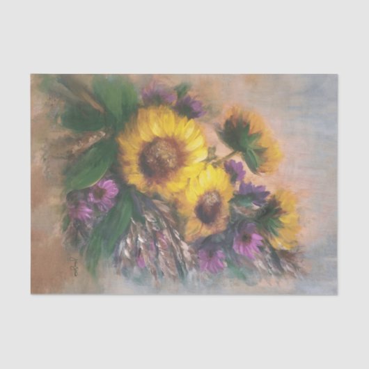 Sunflowers 薄葉紙 (正面)