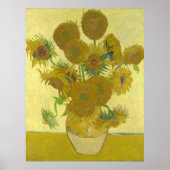 Sunflowers, 1888 (Vincent Van Gogh) ポスター (正面)