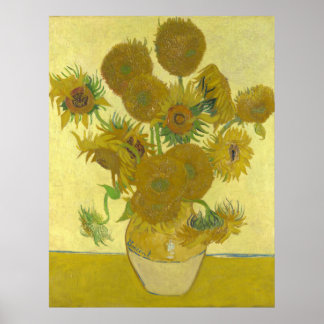 Sunflowers, 1888 (Vincent Van Gogh) ポスター