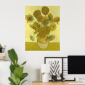 Sunflowers, 1888 (Vincent Van Gogh) ポスター (ホームオフィス)