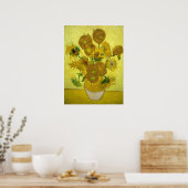 Sunflowers, 1889 ポスター (キッチン)