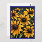 SUNFLOWERS #1 ポストカード (正面/裏面)