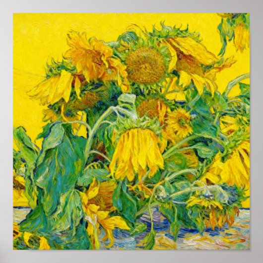 Sunflowers After Van Gogh ポスター (正面)