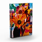 Sunflowers and chihuahua  フォトブロック (左)