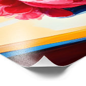 Sunflowers and peony poster フォトプリント            (角)