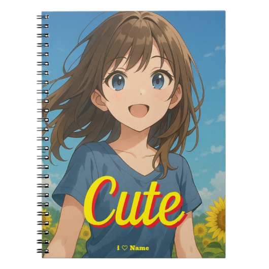 Sunflowers and Your Smile ノートブック (正面)