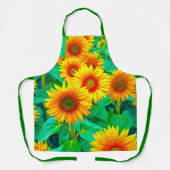 Sunflowers Apron エプロン (正面)