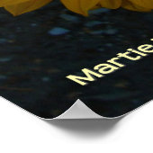 Sunflowers at Dusk ポスター (角)