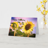 Sunflowers at RHS Wisley, UK カード (黄色い花)