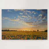 Sunflowers at Sunset Jigsaw Puzzle ジグソーパズル (横)