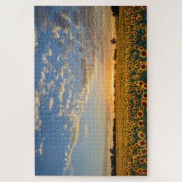 Sunflowers at Sunset Jigsaw Puzzle ジグソーパズル